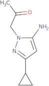 1-(5-Amino-3-cyclopropyl-1H-pyrazol-1-yl)acetone