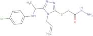 2-[(4-Allyl-5-{1-[(4-chlorophenyl)amino]ethyl}-4H-1,2,4-triazol-3-yl)thio]acetohydrazide