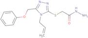 2-{[4-Allyl-5-(phenoxymethyl)-4H-1,2,4-triazol-3-yl]thio}acetohydrazide