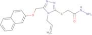 2-({4-Allyl-5-[(2-naphthyloxy)methyl]-4H-1,2,4-triazol-3-yl}thio)acetohydrazide