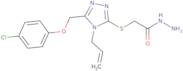 2-({4-Allyl-5-[(4-chlorophenoxy)methyl]-4H-1,2,4-triazol-3-yl}thio)acetohydrazide