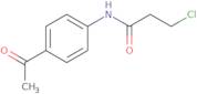 N-(4-Acetylphenyl)-3-chloropropanamide