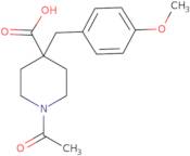 1-Acetyl-4-(4-methoxybenzyl)piperidine-4-carboxylic acid