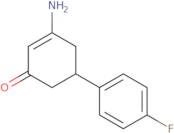 3-Amino-5-(4-fluorophenyl)cyclohex-2-en-1-one