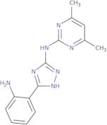 N-[5-(2-Aminophenyl)-1H-1,2,4-triazol-3-yl]-4,6-dimethylpyrimidin-2-amine