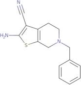 2-Amino-6-benzyl-4,5,6,7-tetrahydrothieno[2,3-c]pyridine-3-carbonitrile