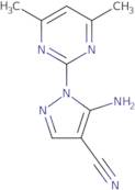 5-Amino-1-(4,6-dimethylpyrimidin-2-yl)-1H-pyrazole-4-carbonitrile
