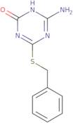 4-Amino-6-(benzylthio)-1,3,5-triazin-2(5H)-one