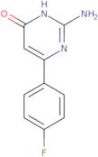 2-Amino-6-(4-fluorophenyl)pyrimidin-4(3H)-one