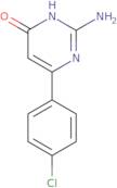 2-Amino-6-(4-chlorophenyl)pyrimidin-4(3H)-one