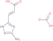 (2Z)-3-(5-Amino-1H-1,2,4-triazol-3-yl)acrylic acid nitrate