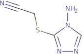 [(4-Amino-4H-1,2,4-triazol-3-yl)thio]acetonitrile