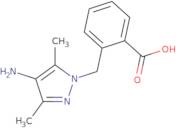 2-[(4-Amino-3,5-dimethyl-1H-pyrazol-1-yl)methyl]benzoic acid