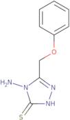 4-Amino-5-(phenoxymethyl)-4H-1,2,4-triazole-3-thiol