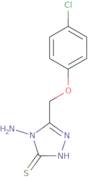 4-Amino-5-[(4-chlorophenoxy)methyl]-4H-1,2,4-triazole-3-thiol