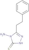 4-Amino-5-(2-phenylethyl)-4H-1,2,4-triazole-3-thiol