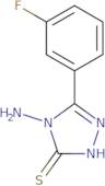 4-Amino-5-(3-fluorophenyl)-4H-1,2,4-triazole-3-thiol