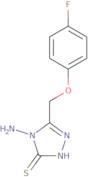 4-Amino-5-[(4-fluorophenoxy)methyl]-4H-1,2,4-triazole-3-thiol