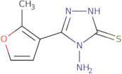 4-Amino-5-(2-methyl-3-furyl)-4H-1,2,4-triazole-3-thiol