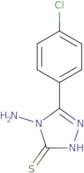 4-Amino-5-(4-chlorophenyl)-4H-1,2,4-triazole-3-thiol