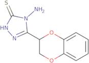 4-Amino-5-(2,3-dihydro-1,4-benzodioxin-2-yl)-4H-1,2,4-triazole-3-thiol