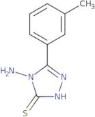 4-Amino-5-(3-methylphenyl)-4H-1,2,4-triazole-3-thiol