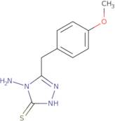 4-Amino-5-(4-methoxybenzyl)-4H-1,2,4-triazole-3-thiol