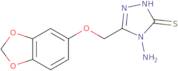 4-Amino-5-[(1,3-benzodioxol-5-yloxy)methyl]-4H-1,2,4-triazole-3-thiol