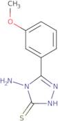 4-Amino-5-(3-methoxyphenyl)-4H-1,2,4-triazole-3-thiol