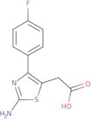 [2-Amino-4-(4-fluorophenyl)-1,3-thiazol-5-yl]acetic acid