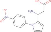 3-Amino-3-[1-(4-nitrophenyl)-1H-pyrrol-2-yl]propanoic acid