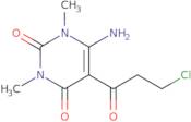 6-Amino-5-(3-chloropropanoyl)-1,3-dimethylpyrimidine-2,4(1H,3H)-dione