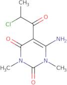 6-Amino-5-(2-chloropropanoyl)-1,3-dimethylpyrimidine-2,4(1H,3H)-dione