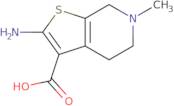 2-Amino-6-methyl-4,5,6,7-tetrahydrothieno[2,3-c]pyridine-3-carboxylic acid