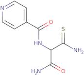 N-[2-Amino-1-(aminocarbonothioyl)-2-oxoethyl]isonicotinamide