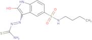 (3Z)-3-[(Aminocarbonothioyl)hydrazono]-N-butyl-2-oxoindoline-5-sulfonamide