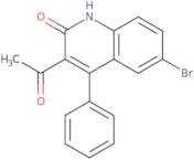 3-Acetyl-6-bromo-4-phenylquinolin-2(1H)-one