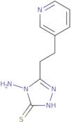 4-Amino-5-(2-pyridin-3-ylethyl)-4H-1,2,4-triazole-3-thiol