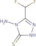 4-Amino-5-(difluoromethyl)-4H-1,2,4-triazole-3-thiol