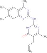 5-Allyl-6-methyl-2-[(4,6,7-trimethylquinazolin-2-yl)amino]pyrimidin-4(3H)-one