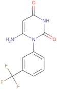 6-Amino-1-[3-(trifluoromethyl)phenyl]pyrimidine-2,4(1H,3H)-dione