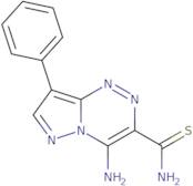 4-Amino-8-phenylpyrazolo[5,1-c][1,2,4]triazine-3-carbothioamide