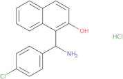 1-[Amino(4-chlorophenyl)methyl]-2-naphthol hydrochloride