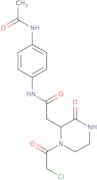 N-[4-(Acetylamino)phenyl]-2-[1-(chloroacetyl)-3-oxopiperazin-2-yl]acetamide