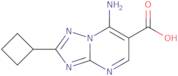 7-Amino-2-cyclobutyl[1,2,4]triazolo[1,5-a]pyrimidine-6-carboxylic acid