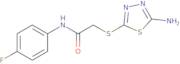 2-[(5-Amino-1,3,4-thiadiazol-2-yl)thio]-N-(4-fluorophenyl)acetamide