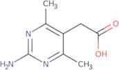 (2-Amino-4,6-dimethylpyrimidin-5-yl)acetic acid