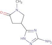 4-(3-Amino-1H-1,2,4-triazol-5-yl)-1-methylpyrrolidin-2-one