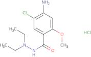 4-Amino-5-chloro-N',N'-diethyl-2-methoxybenzohydrazide hydrochloride