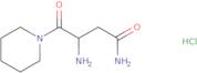 3-Amino-4-oxo-4-piperidin-1-ylbutanamide hydrochloride